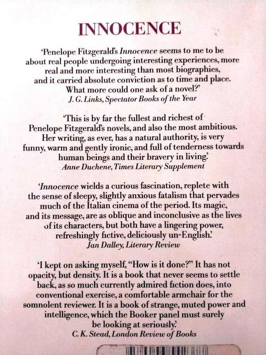 Innocence, Penelope Fitzgerald