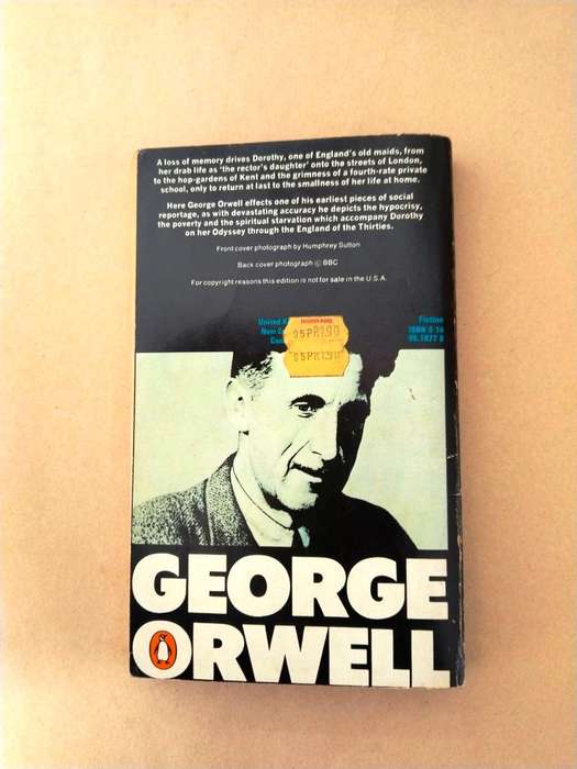 A Clergyman's Daughter, George Orwell