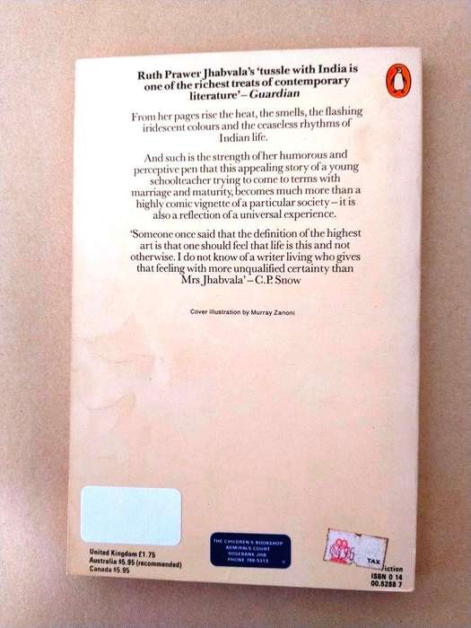 The Householder, Ruth Prawer Jhabvala