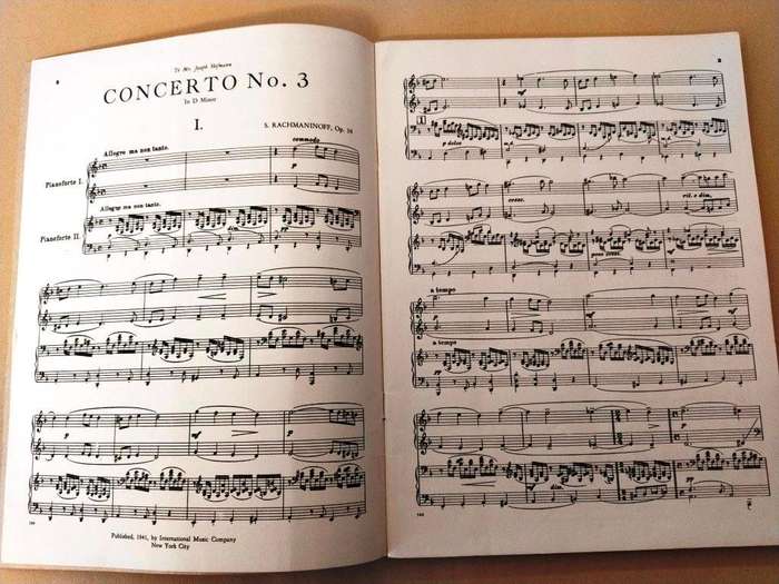 Piano Concerto No. 3, Opus 30, Sergei Rachmaninoff