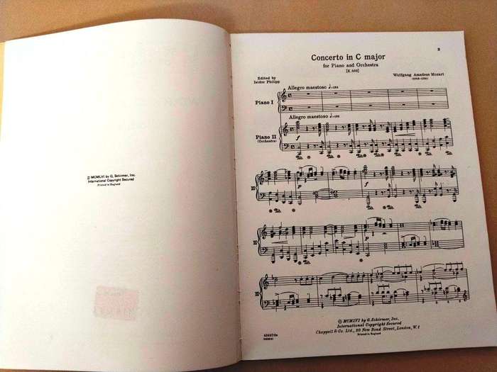 Concerto in C major for the piano, K.503, W.A. Mozart