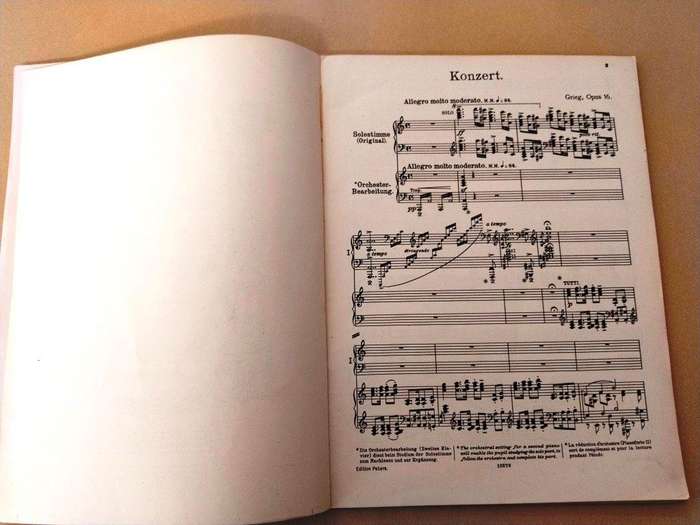 Piano Concerto in A minor, opus 16, Edvard Grieg