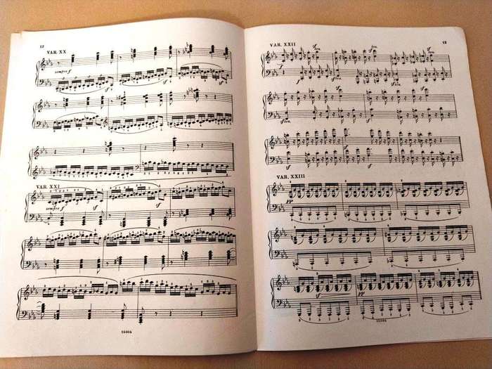 32 Variations in C minor for piano, Beethoven
