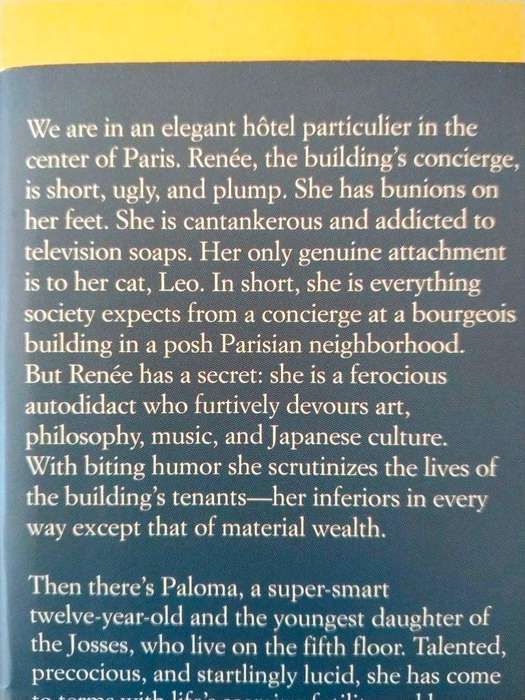 The Elegance of the Hedgehog, Muriel Barbery