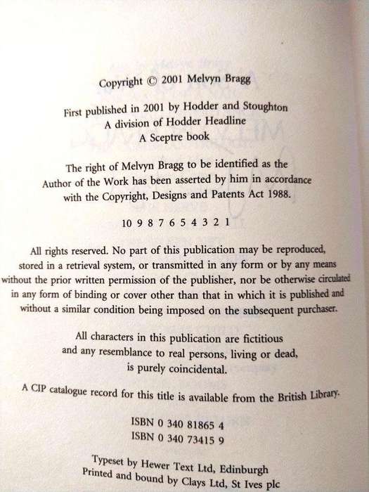 A Son of War, Melvyn Bragg [first edition, signed by the author]