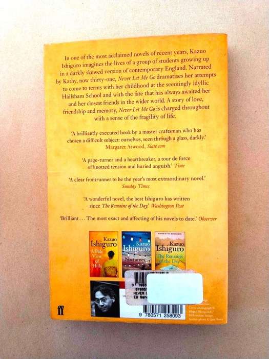 Never Let Me Go, Kazuo Ishiguro