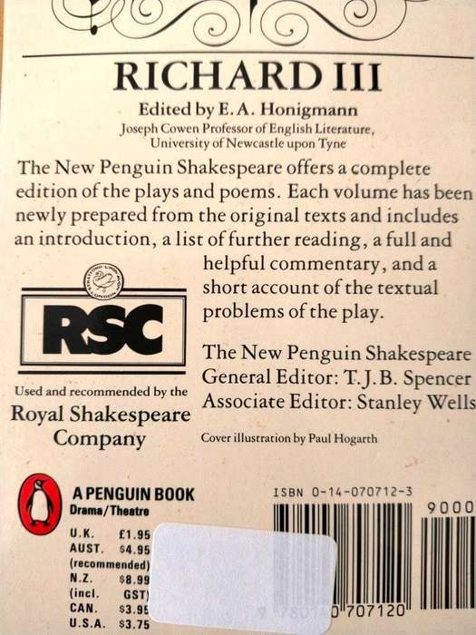 Richard III, William Shakespeare