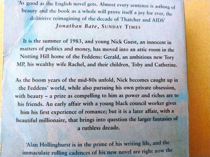 The Line of Beauty, Alan Hollinghurst