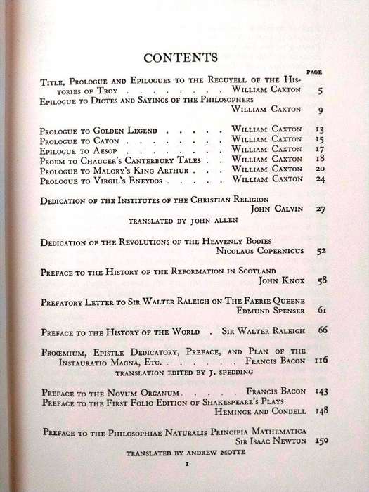 Famous Prefaces (The Harvard Classics edition)