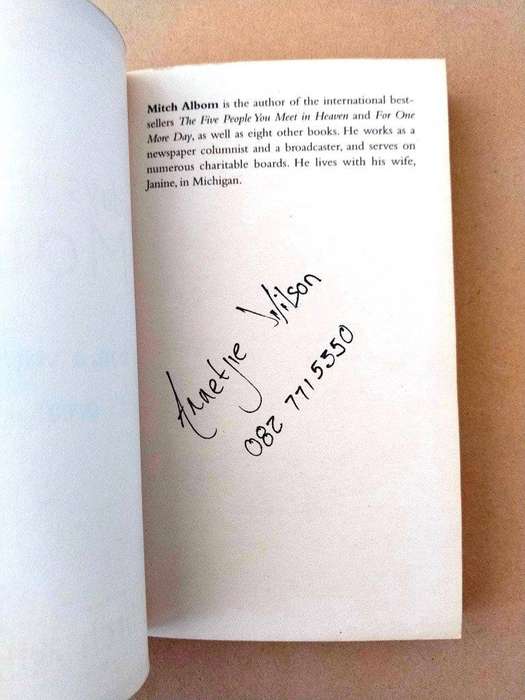 Tuesdays with Morrie, Mitch Albom