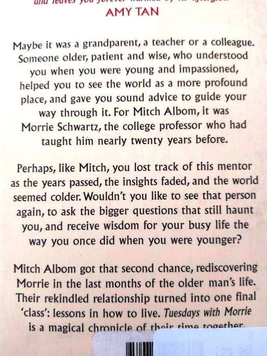 Tuesdays with Morrie, Mitch Albom