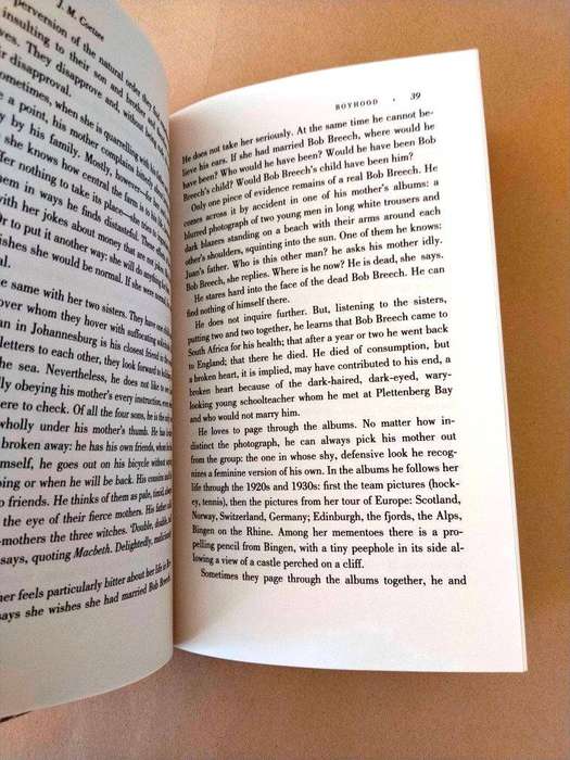Boyhood, J.M. Coetzee