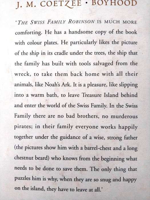 Boyhood, J.M. Coetzee