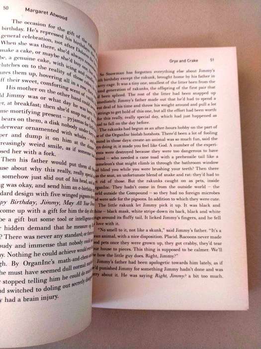 Oryx and Crake, Margaret Atwood
