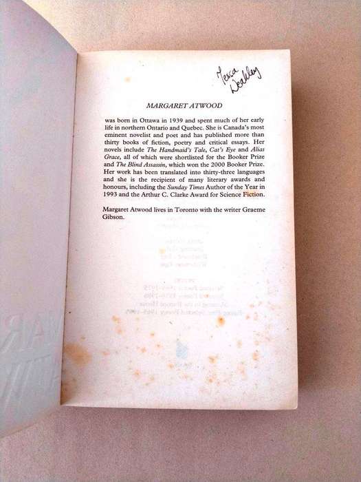 Cat's Eye, Margaret Atwood