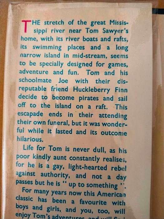 The Adventures of Tom Sawyer, Mark Twain