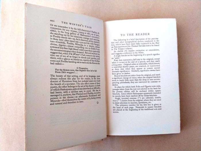 The Winter's Tale, William Shakespeare [1931 edition Cambridge edition]