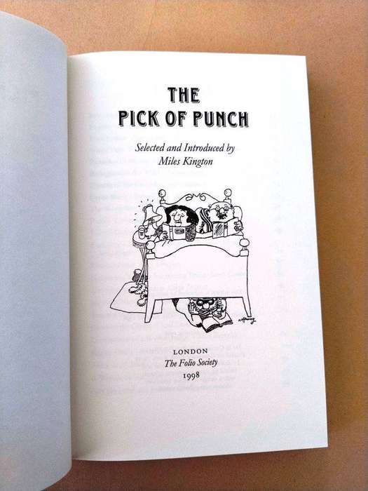 The Pick of Punch, selected by Miles Kington [Folio Society edition]