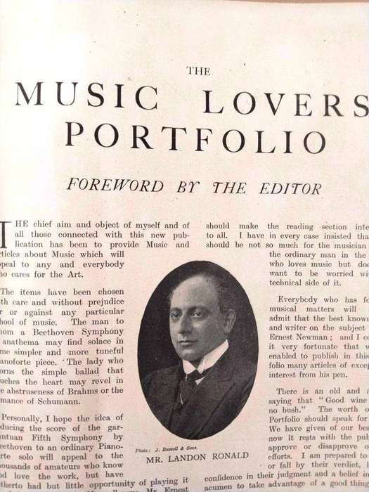 Music Lover's Portfolio, 1921 edition