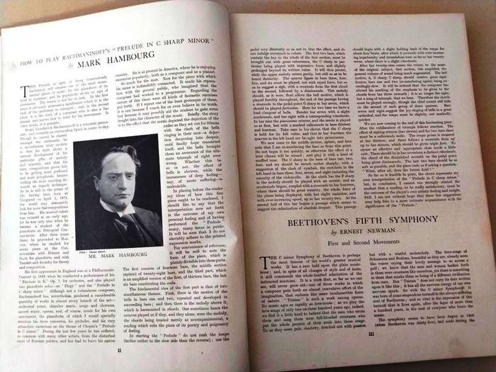 Music Lover's Portfolio, 1921 edition