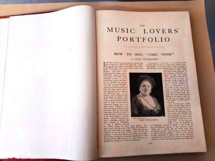 Music Lover's Portfolio, 1920 edition