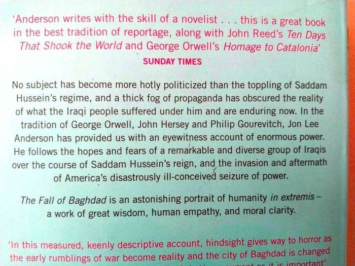The Fall of Baghdad, Jon Lee Anderson