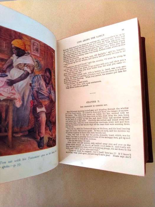 Uncle Tom's Cabin, Harriet Beecher Stowe (early 1900s edition, rebound copy)