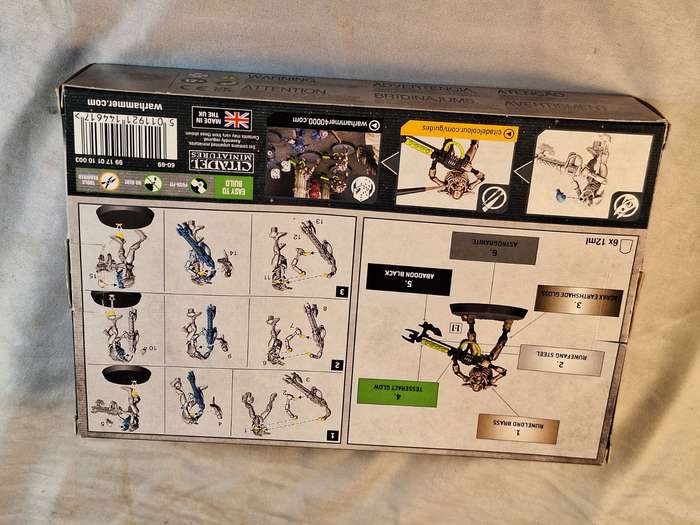 Warhammer 40,000 necrons warriors and paints set