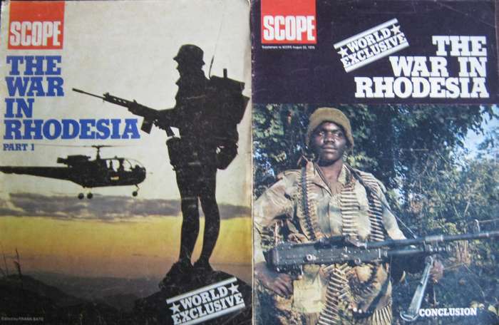 Collection of Rhodesian Bush War | UDI Publications including the Rare Scope Magazine Supplements