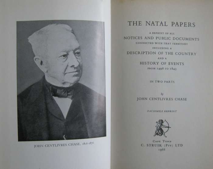 The Natal Papers John Centlivres Chaseagden