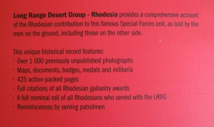 Long Range Desert Group Rhodesia The Men Speak Jonathan Pittaway