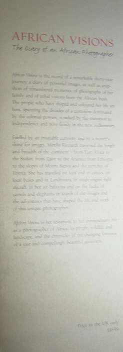 African Visions The Diary of an African Photographer Mirella Ricciardi