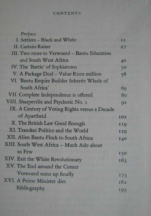 Black and White Africans  A Factual Account of South African Race Policies in the Verwoerd Era