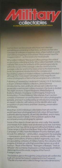 Military Collectable An International Directory of Twentieth-century Militaria Joe Lyndhurst