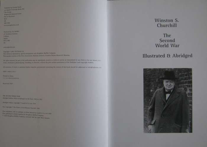 Winston S Churchill The Second World War Illustrated & Abridged Denis Kelly