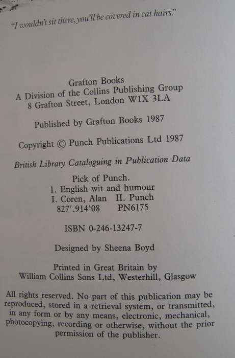 3 Pick of Punch Volumes