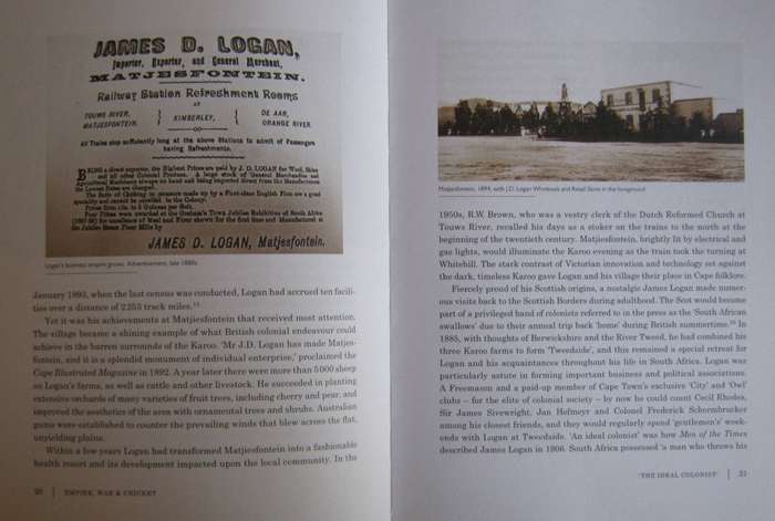 Empire, War & Cricket in South Africa Logan of Matjiesfontein Dean Allen