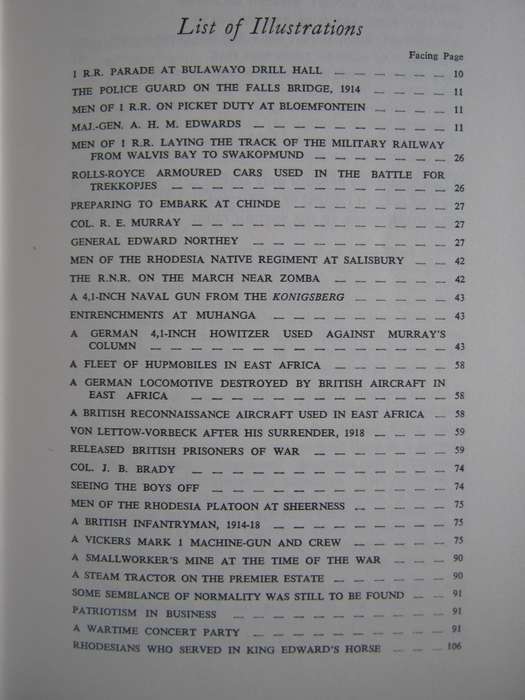 Ragtime Soldiers The Rhodesian Experience in the First World War Peter McLaughlin