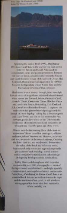 Mailships of the Union Castle Line C J Harris & Brian Dingpen
