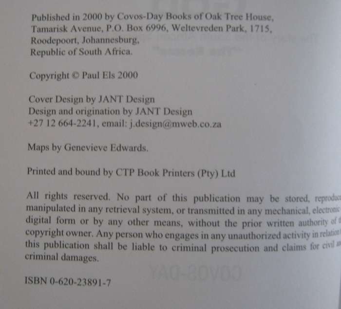 We Fear Naught But God Story of the South African Special Forces The Recces + CD