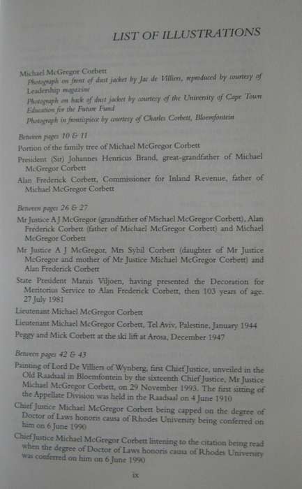The Quest for Justice Essays Honouring of Michael McGregor Corbett, Chief Justice
