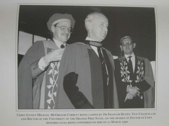 The Quest for Justice Essays Honouring of Michael McGregor Corbett, Chief Justice