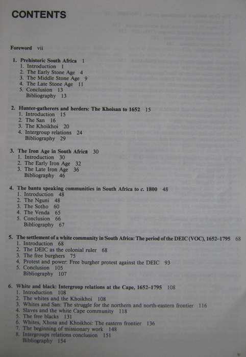 History of South Africa to 1854 H J van Aswegen