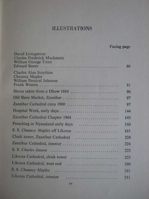The History of the Universities Mission to Central Africa. 3 Volumes & Supplement