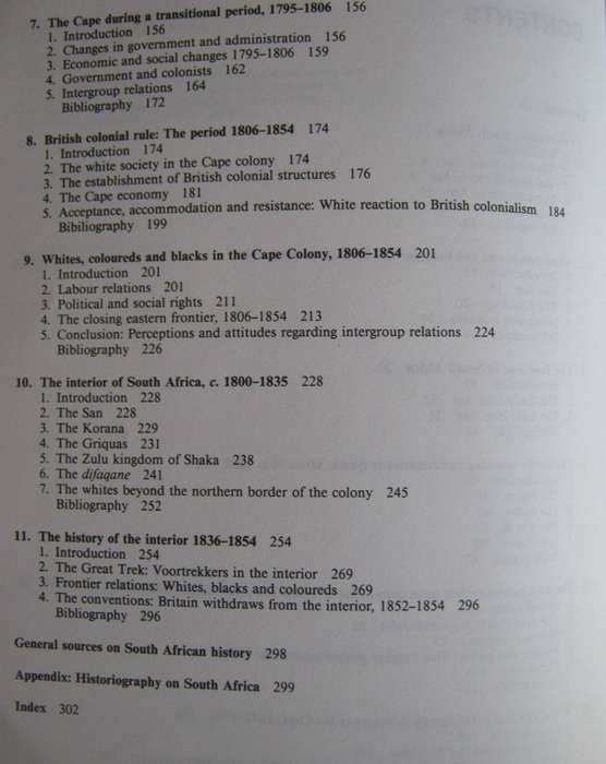 History of South Africa to 1854 H J van Aswegen