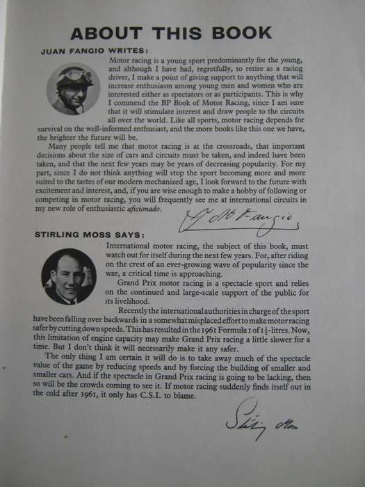 BP Book of Motor Racing Maxwell Boyd