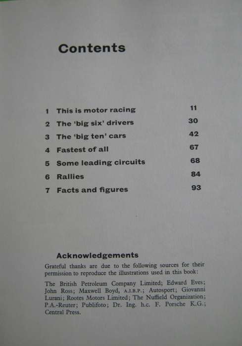 BP Book of Motor Racing Maxwell Boyd