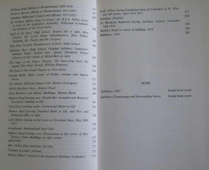 A Sequence of Time The Story of Salisbury, Rhodesia 1900-1914 G H Tanser