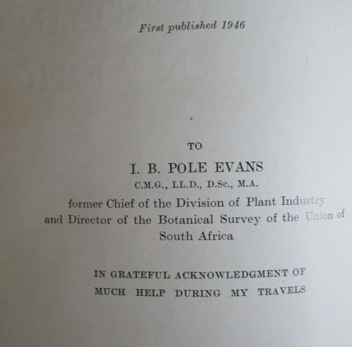 A Botanist in Southern Africa John Hutchinson