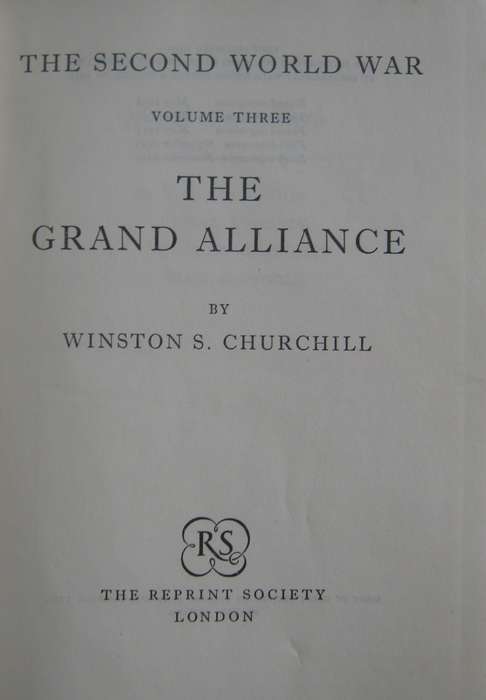 The Second World War Winston Churchill 4 Volumes